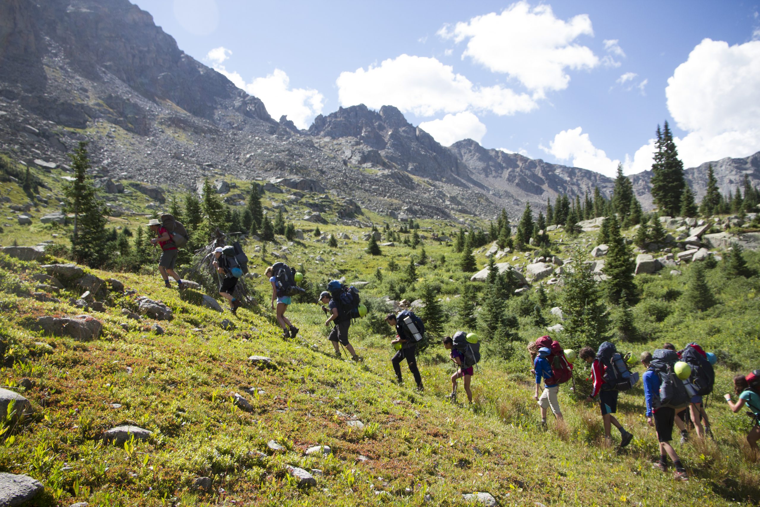 Image of Students Hiking