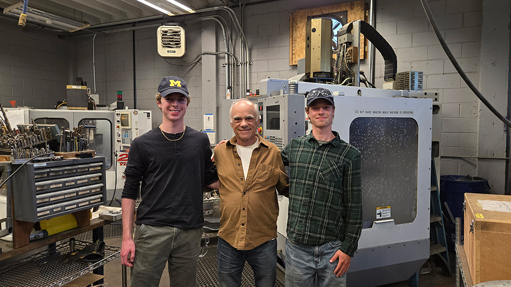 Sam Rosenberg ‘25, Jeff Platt ‘74, Lucas Berry ‘25
