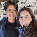 Magali G. and her son