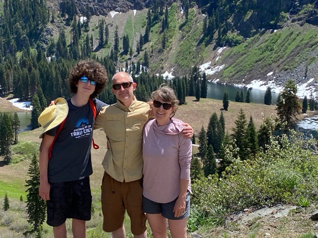 Moneeka, on a hike with her family